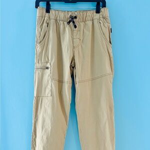 Eddie Bauer Boy’s Beige Fleece-lined Cargo Pants - size 14/16